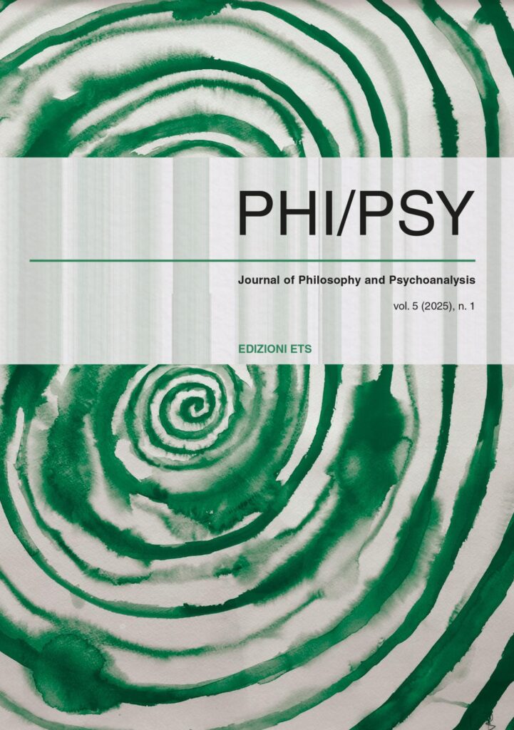 Copertina &middot; PHI/PSY, 1-2025