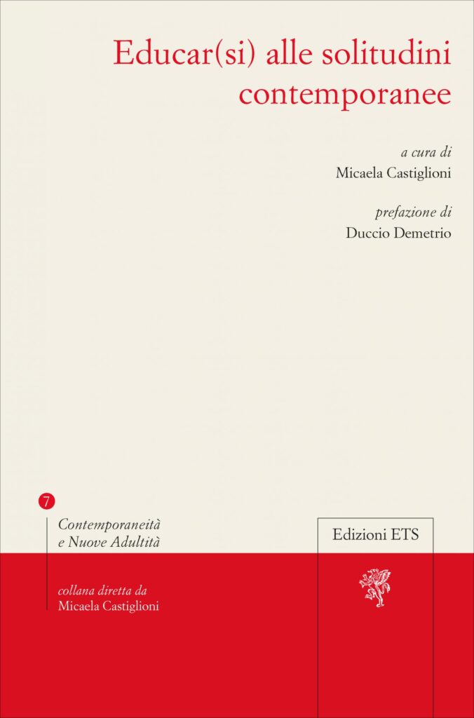 Copertina &middot; Educar(si) alle solitudini&nbsp;contemporanee