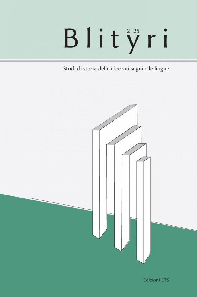 Copertina &middot; Blityri 2/2025