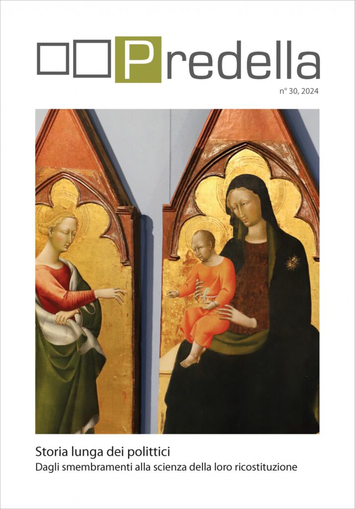 Copertina &middot; Predella monografia n. 30/2025
