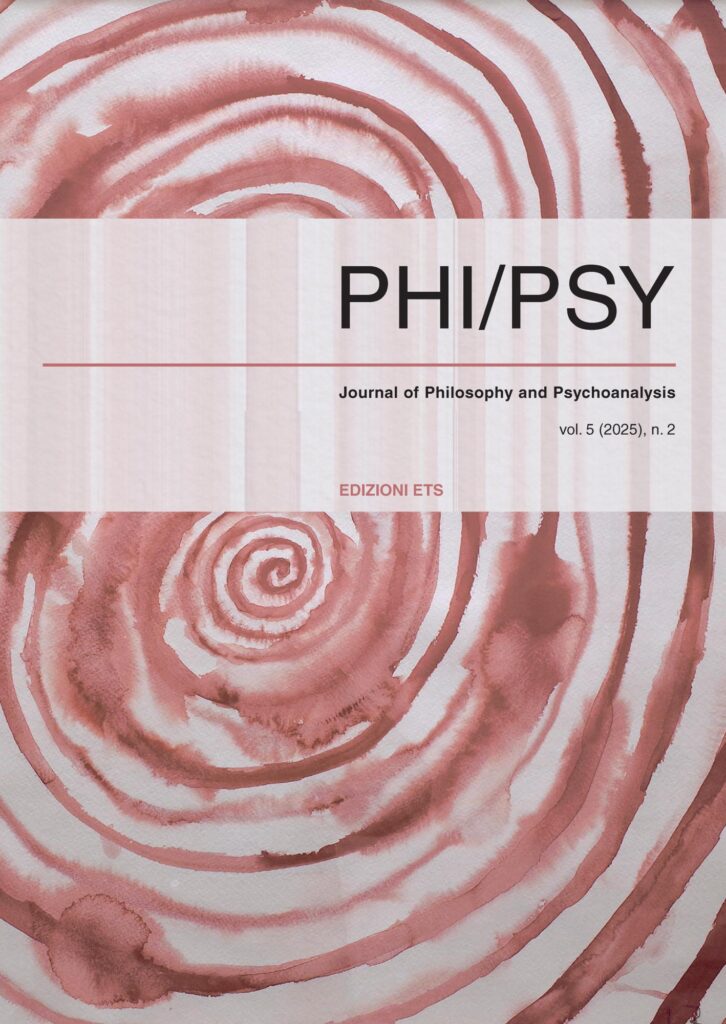 Copertina &middot; PHI/PSY, 2-2025