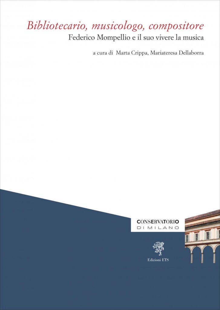 Copertina &middot; Bibliotecario, musicologo,&nbsp;compositore