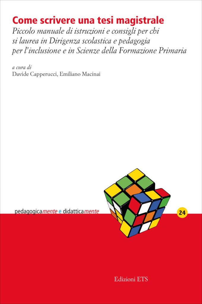 Copertina &middot; Come scrivere una tesi magistrale