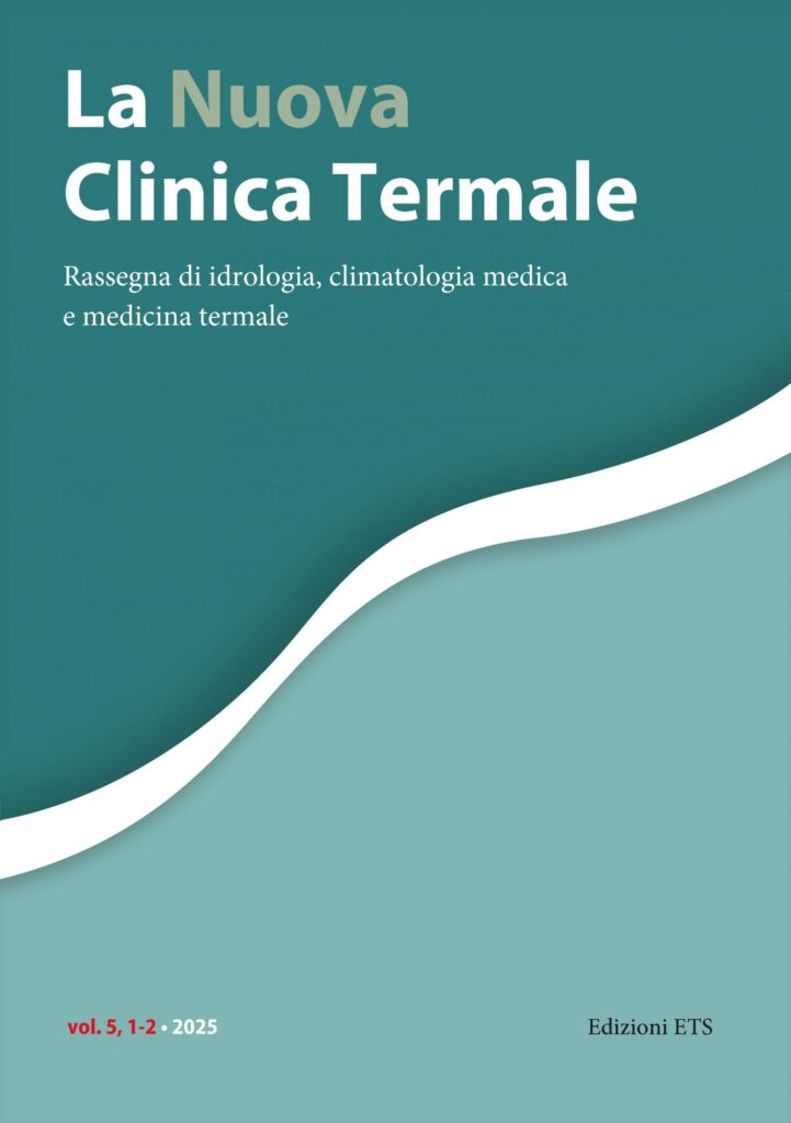 Copertina &middot; La Nuova Clinica Termale, 1-2/2025