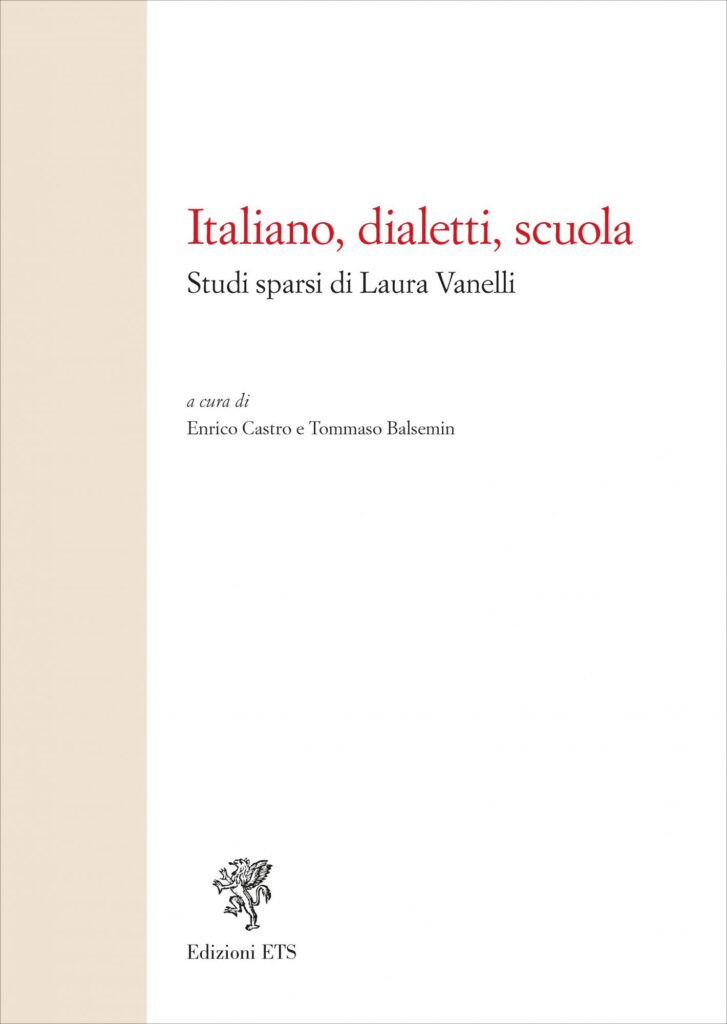 Copertina &middot; Italiano, dialetti, scuola