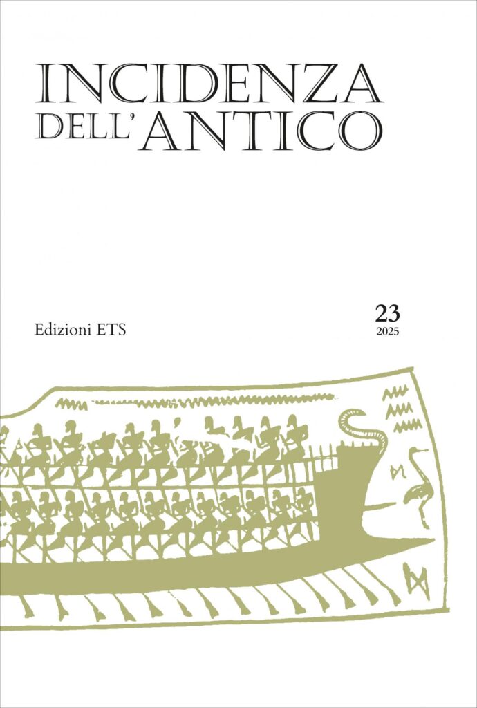 Copertina &middot; Incidenza dell&rsquo;antico 23/2025