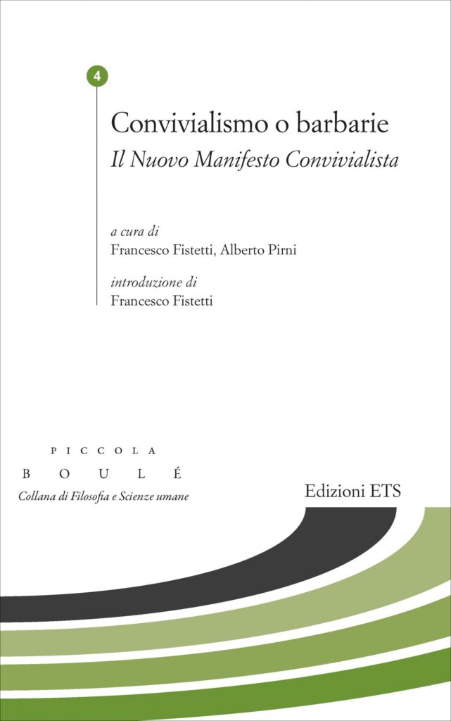 Copertina &middot; Convivialismo o barbarie