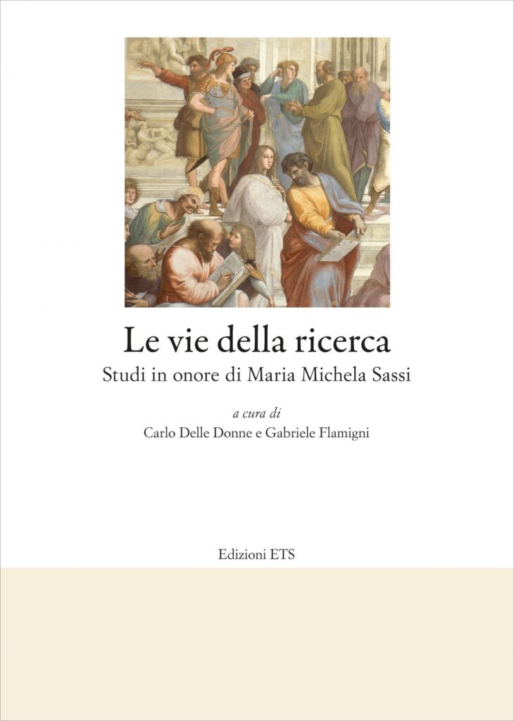Copertina &middot; Le vie della ricerca