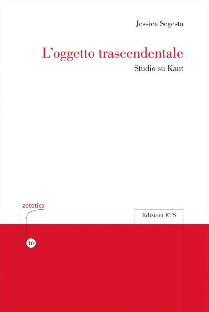 Copertina &middot; L&rsquo;oggetto trascendentale